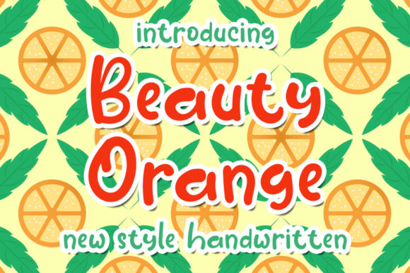 Beauty Orange: A Versatile Font for Editorial Design
