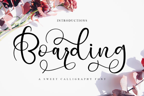 Boarding: A Modern Calligraphy Font for Scroll-Stopping Visuals