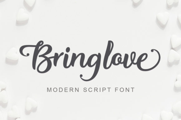 Bring Love: A Script Font for Sophisticated Visual Communication