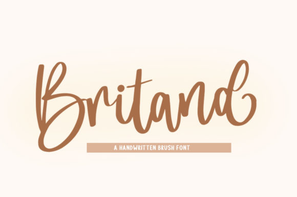 Britand: A Script Font with Editorial Confidence