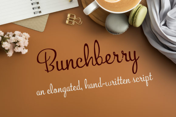 Bunchberry: A Handwritten Font for Crafters & Product Creators