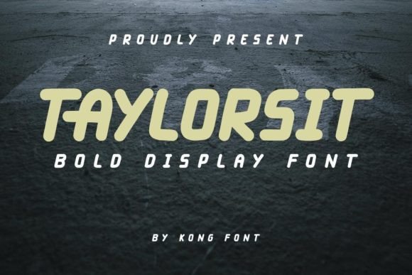 Discover Taylorsit: A Playful Font for Creative Branding