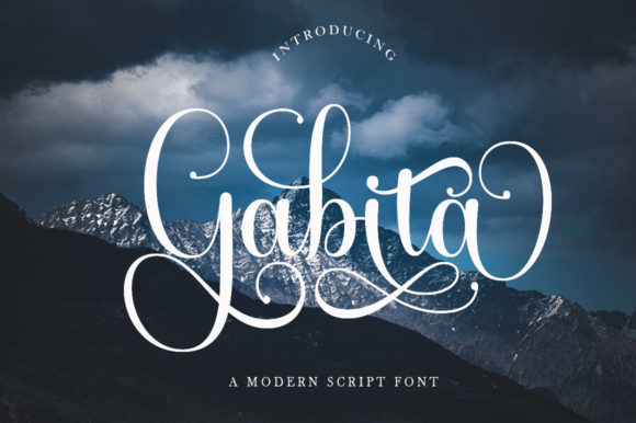 Enhance Your Brand with Gabita: A Beautiful Script Font
