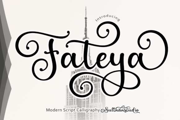 Fateya: A Thoughtful Script Font for Editorial Atmosphere