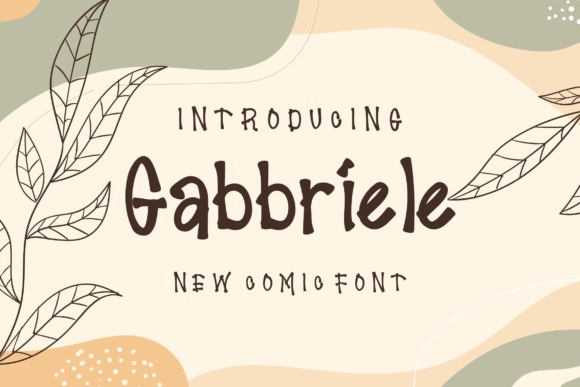 Gabbriele: A Bold, Expressive Script for Modern Branding