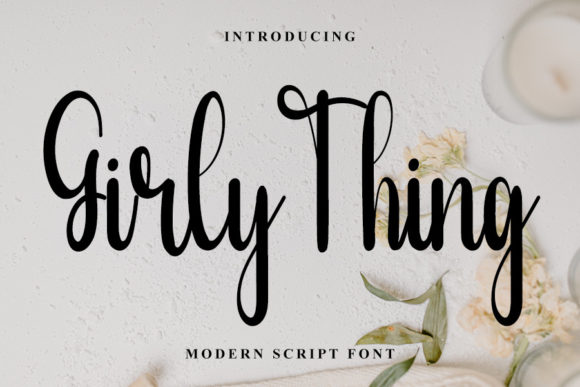 Girly Things: A Charming Handwritten Font for Elegant Branding