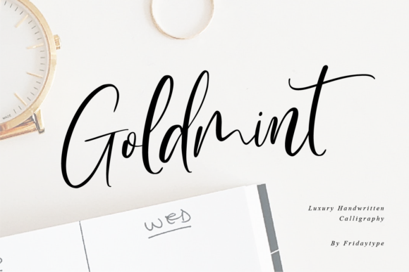 Golmint: A Font for Readers and Stories