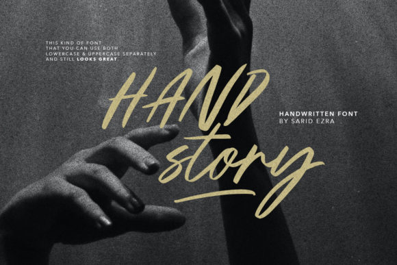 Handstory: The Authentic Handwritten Script Font for Modern Marketing