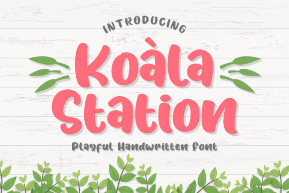 Introducing Koala Station: A Playful Handwritten Font
