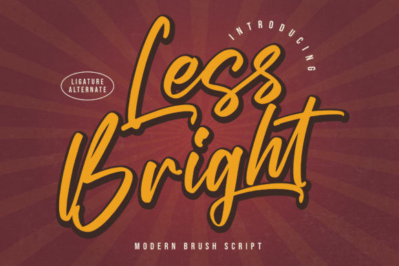 Less Bright: A Handwritten Font for Modern Marketers