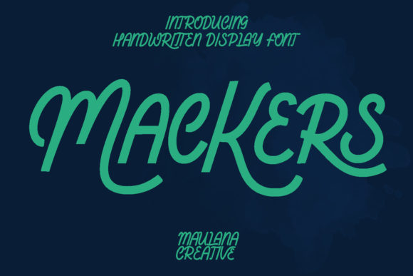 Mackers: A Confident Handwritten Script for Modern Projects