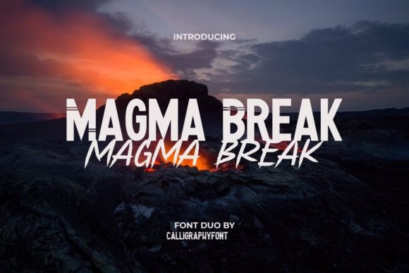 Magma Break: A Dynamic Font Duo for Modern Editorial Design