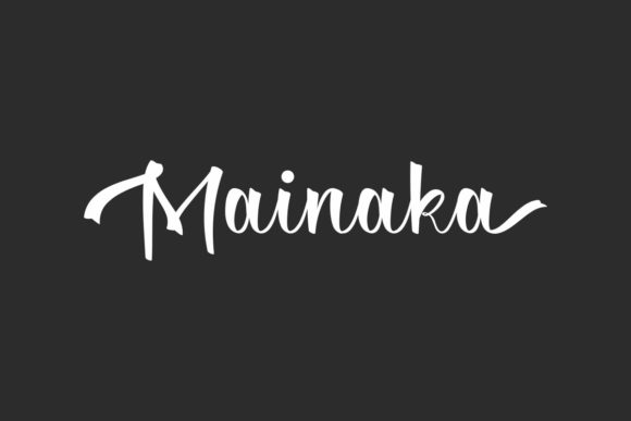 Mainaka: The Script Amp Font That Lets a Brand Whisper