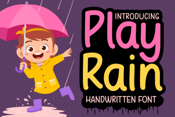 Play Rain Font: Adding a Handwritten Touch to Digital Design