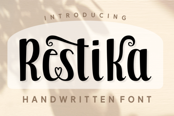 Restika: An Elegant Handwritten Font for Modern Branding