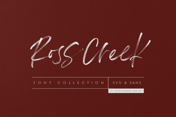 Ross Creek Font: A Touch of Handwritten Warmth for Your Brand