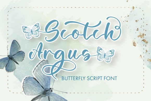 Scotch Argus: A Handwritten Script Font for Polished Branding