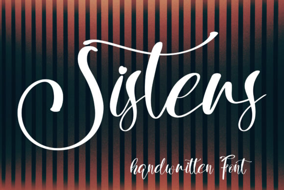 Sisters: An Editorial Script Font for Modern Publishers