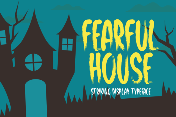 The Fearful House Font: A Bold Display Typeface for Modern Marketing