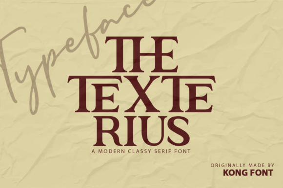 The Texterius Serif: A Font That Makes Campaign Messages Click