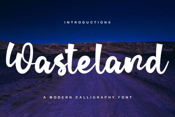Wasteland: A Script Font for Luxury Brand Communication