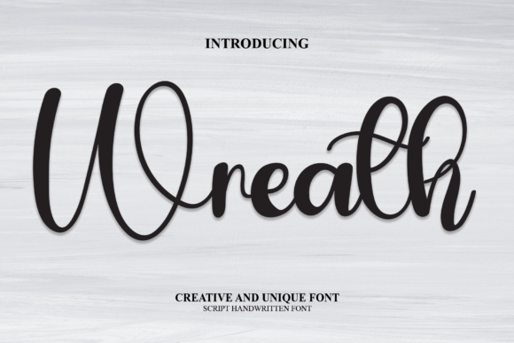 Wreath: A Handwritten Font for Elegant Branding